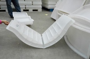 水泥排水溝模具蝶形二件套 水泥排水溝模具蝶形二件套