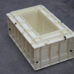 空心磚塑料模具背面