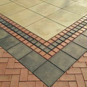 步道彩磚模具砼制品搭配使用案例 步道彩磚模具砼制品搭配使用案例