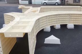 現(xiàn)澆拱形護坡骨架塑料模板 現(xiàn)澆拱形護坡骨架塑料模板